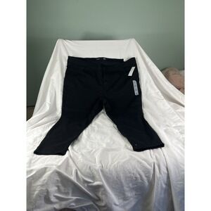 Old Navy Plus Size Women's Jeans Size 30W Black High-Rise Rockstar  NEW